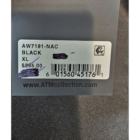 ATM Womens Size XL Long Sleeve Black Stretch Silk Mini Dress NWT - Picture 12 of 14